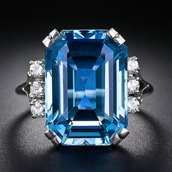 Gorgeous Women Wedding Ceremony Party Finger Rings