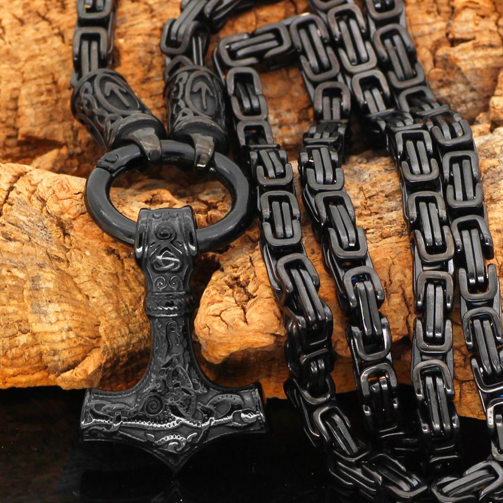 Viking  Celtic Wolf Rune  Pendant