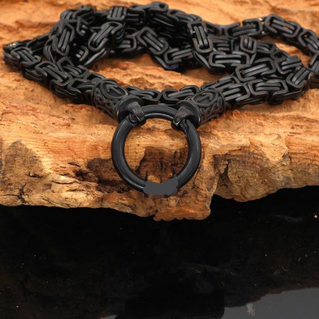 Viking  Celtic Wolf Rune  Pendant