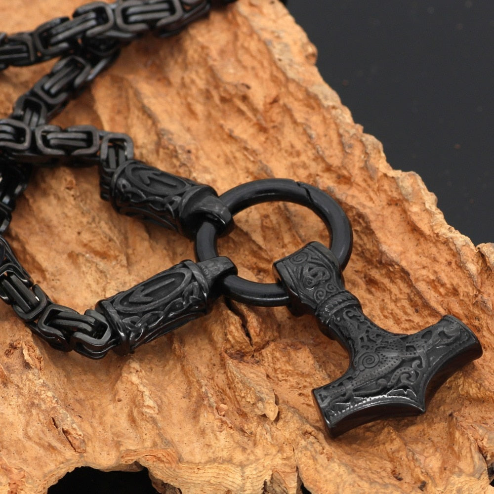Viking  Celtic Wolf Rune  Pendant