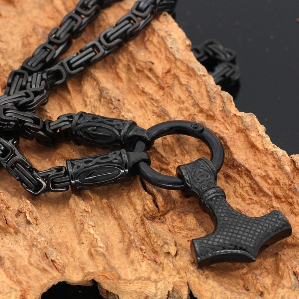 Viking  Celtic Wolf Rune  Pendant