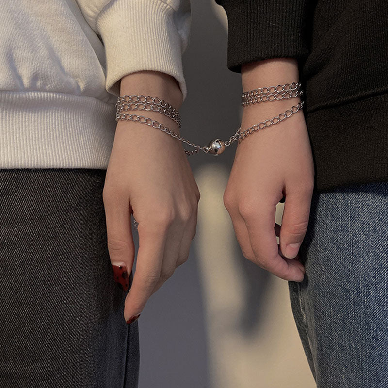 Couple Pendant Magneticf Necklace