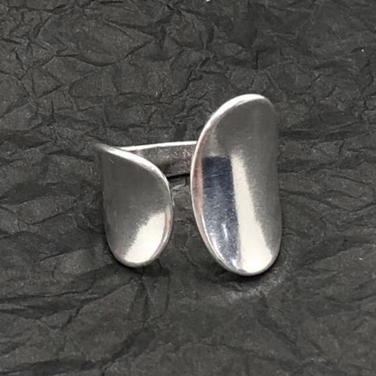 Boho Antique Silver Color Knuckle Rings