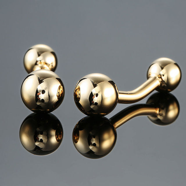 brass material twist design Cufflinks