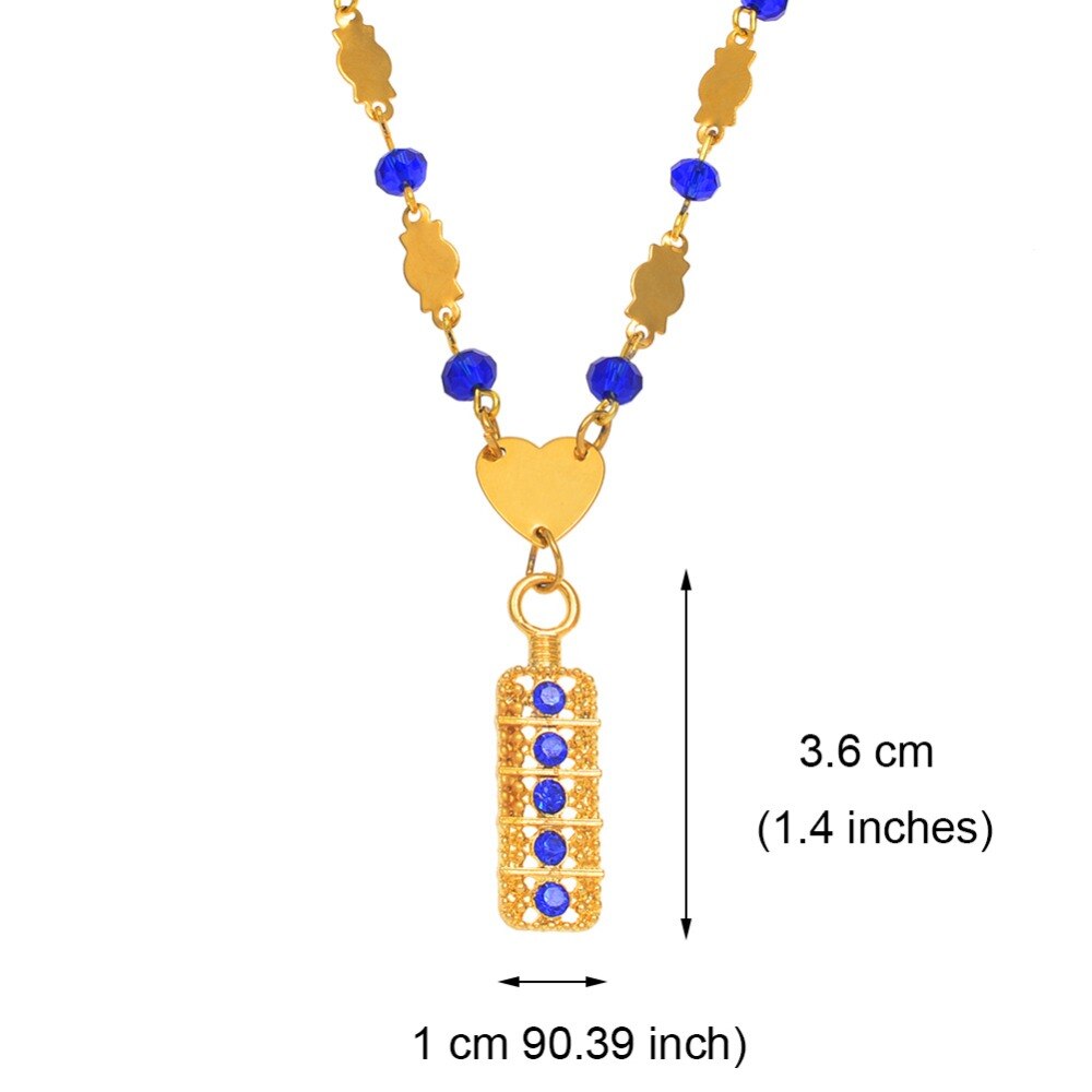 New Blue/Red/Green Marshall Pendant Ball Beads Necklaces