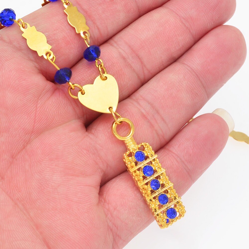 New Blue/Red/Green Marshall Pendant Ball Beads Necklaces