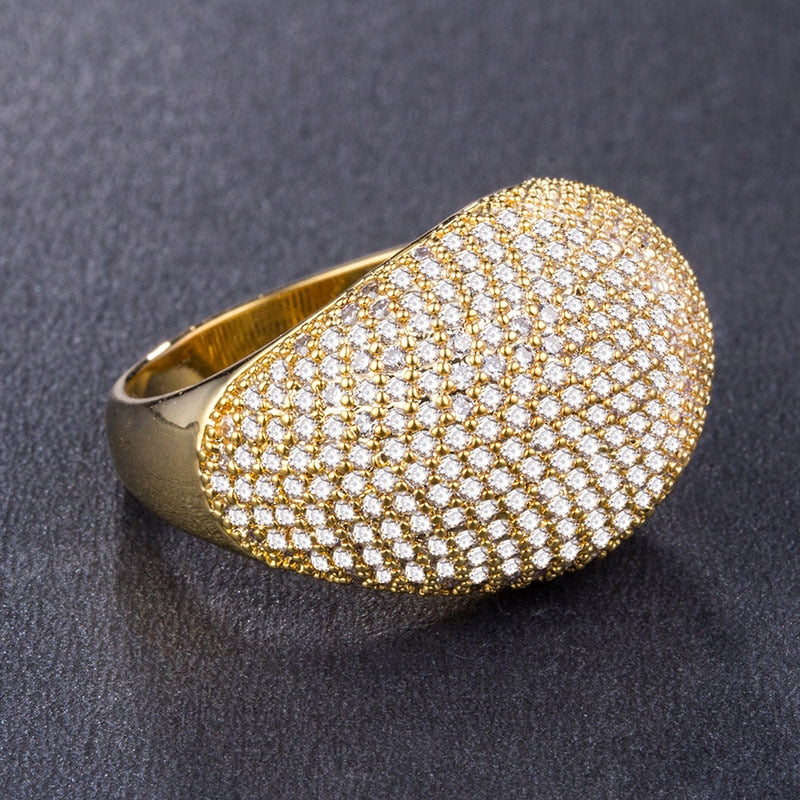 Big CZ  Bling   Wedding Engagement Rings for Women