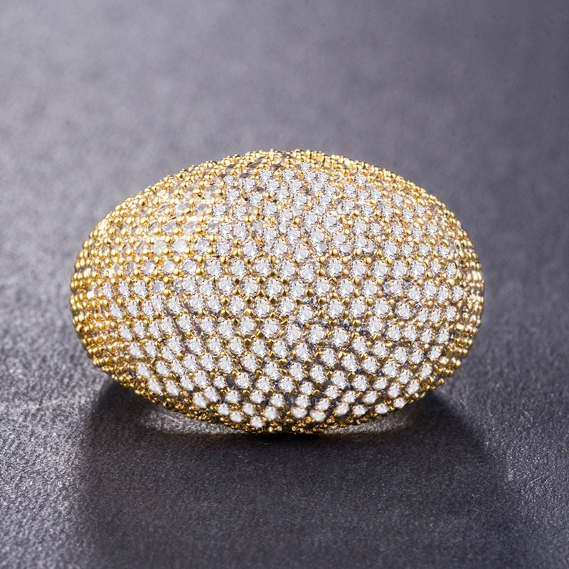 Big CZ  Bling   Wedding Engagement Rings for Women