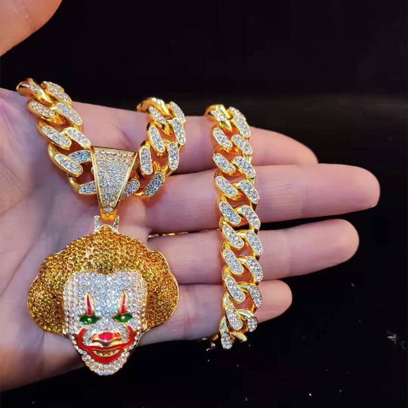 Hip Hop Movie Clown Pendant Necklace