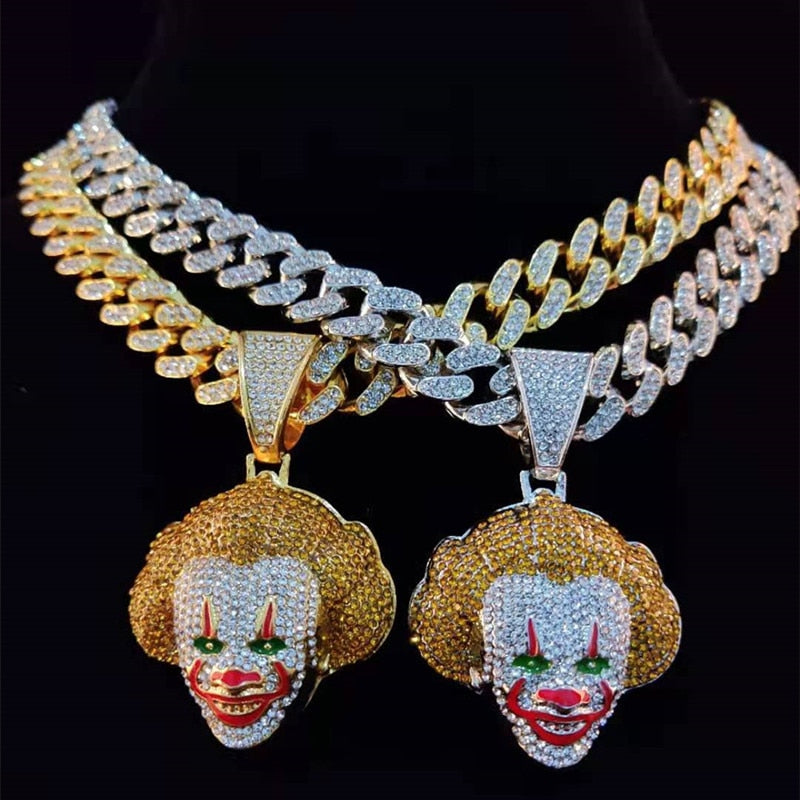 Hip Hop Movie Clown Pendant Necklace