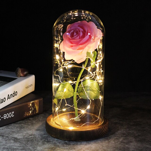 Enchanted Galaxy Rose -24K Gold Foil Flower