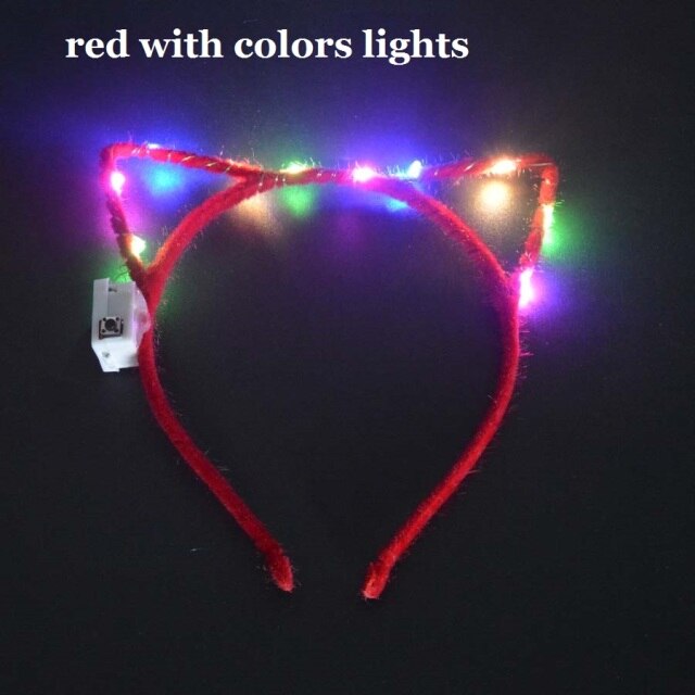 Women Girls Tiara Crown Blinking Light