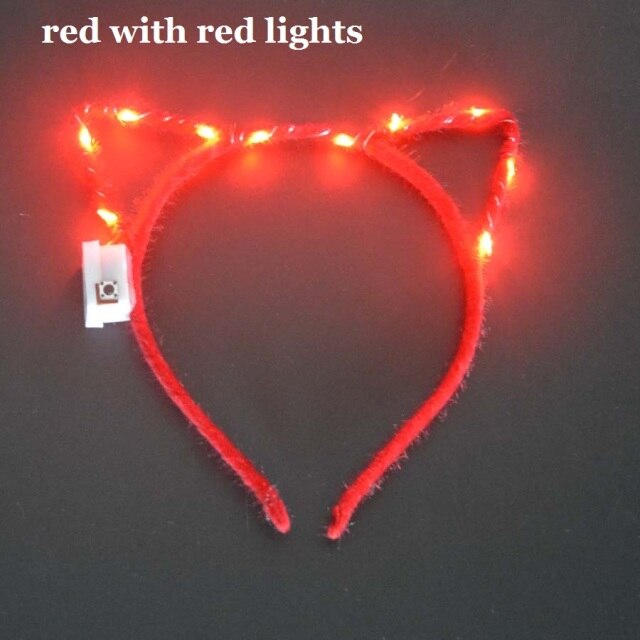 Women Girls Tiara Crown Blinking Light