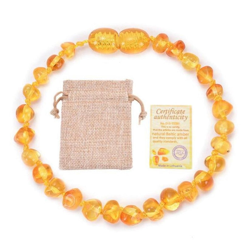 Natural Ambers Teething Bracelets for Baby