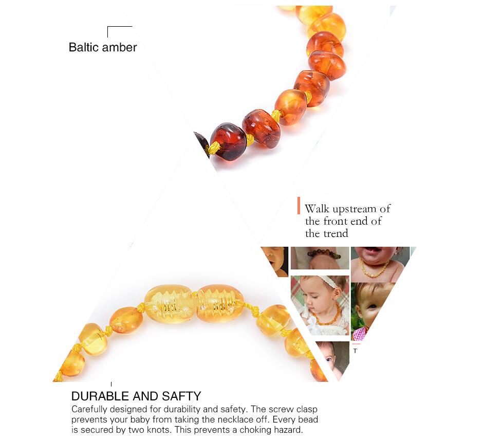 Natural Ambers Teething Bracelets for Baby