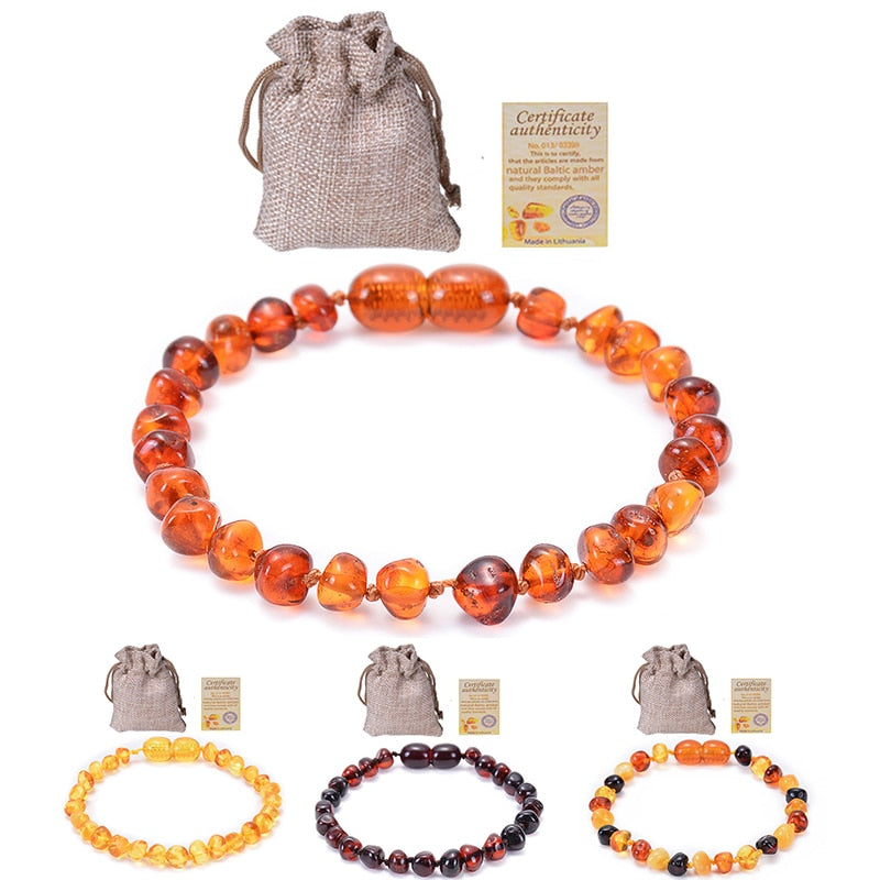 Natural Ambers Teething Bracelets for Baby