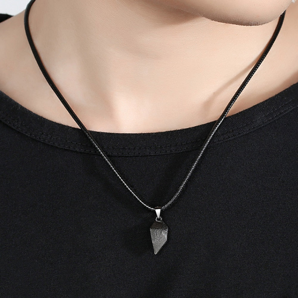 1Pair Magnetic Couple Heart Shape Necklace