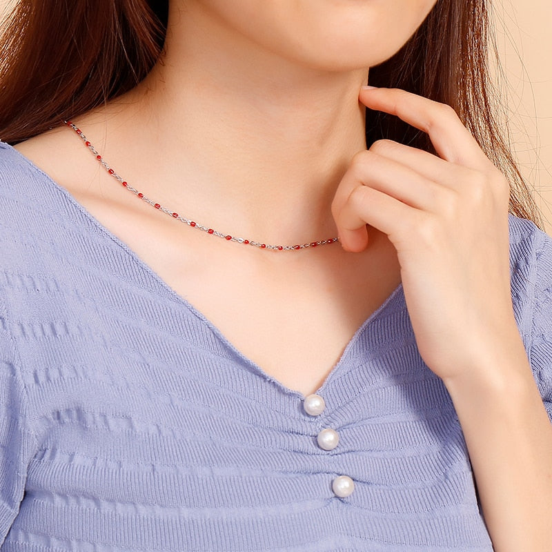 Stainless Steel Beads Chain Necklace
