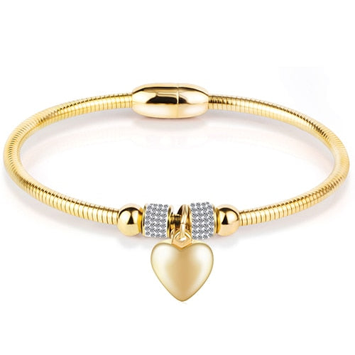 fashion jewelry  leather rope stainless steel rope bracelet