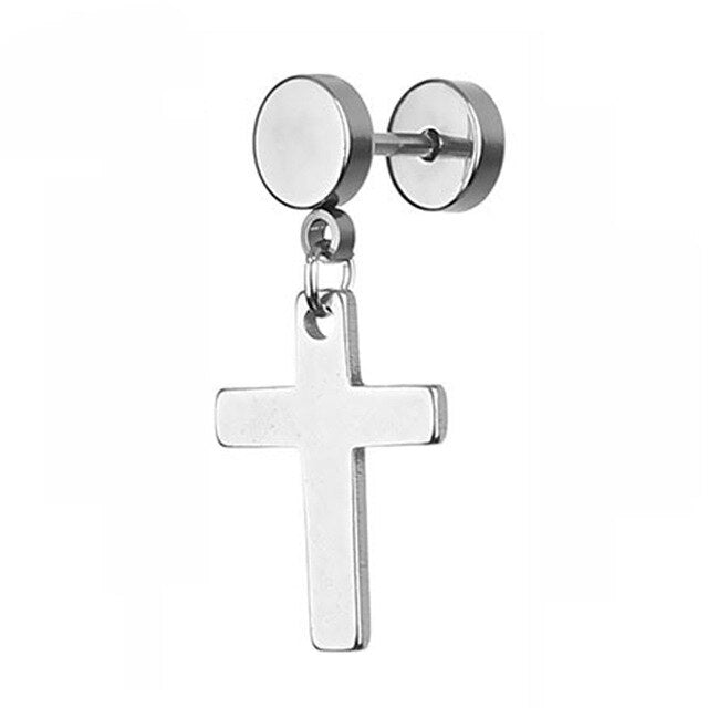 Punk Gothic Stainless Steel Stud Earring