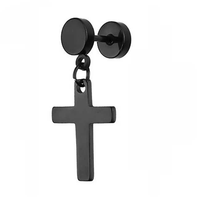 Punk Gothic Stainless Steel Stud Earring