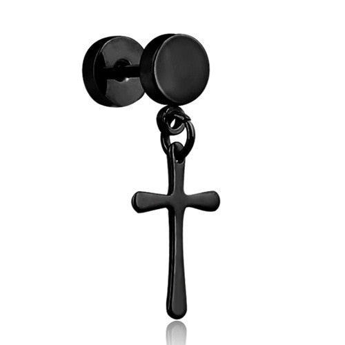 Punk Gothic Stainless Steel Stud Earring