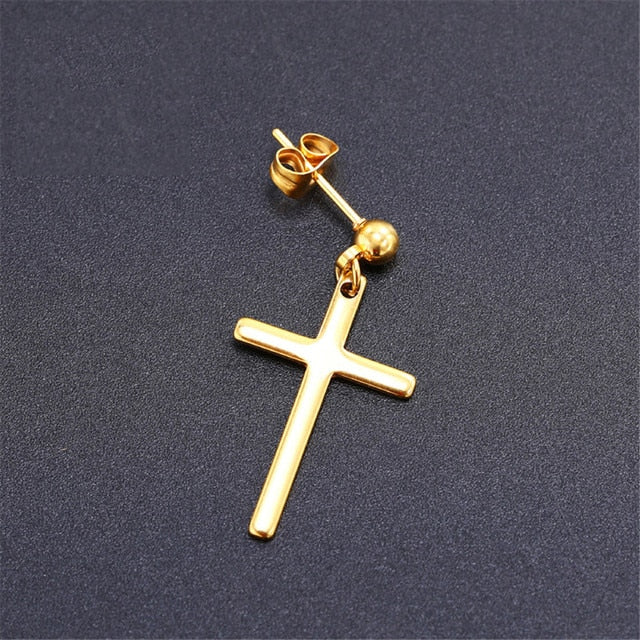 Punk Gothic Stainless Steel Stud Earring