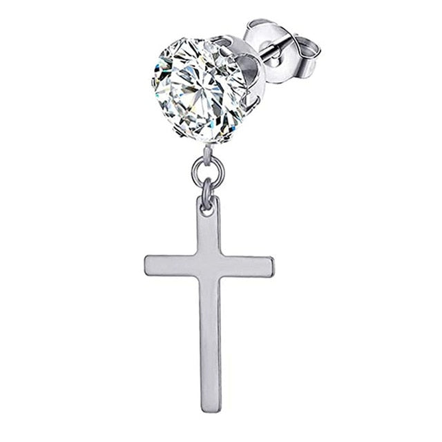 Punk Gothic Stainless Steel Stud Earring