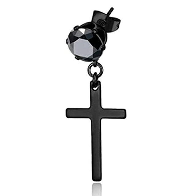 Punk Gothic Stainless Steel Stud Earring