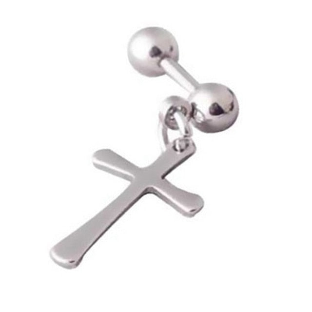 Punk Gothic Stainless Steel Stud Earring
