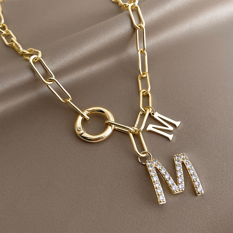 Punk Style Hip Hop Thick Chain Short Necklace