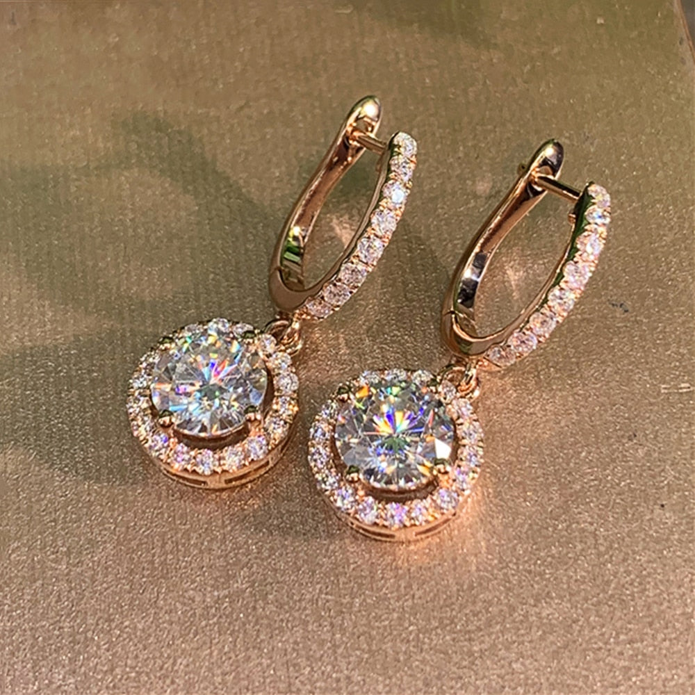 Versatile Classic Design Round Dangle Earrings
