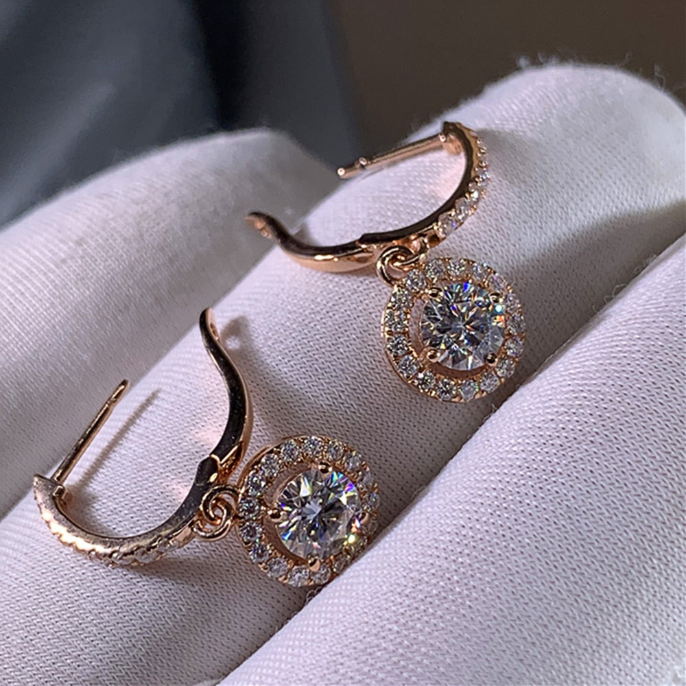Versatile Classic Design Round Dangle Earrings