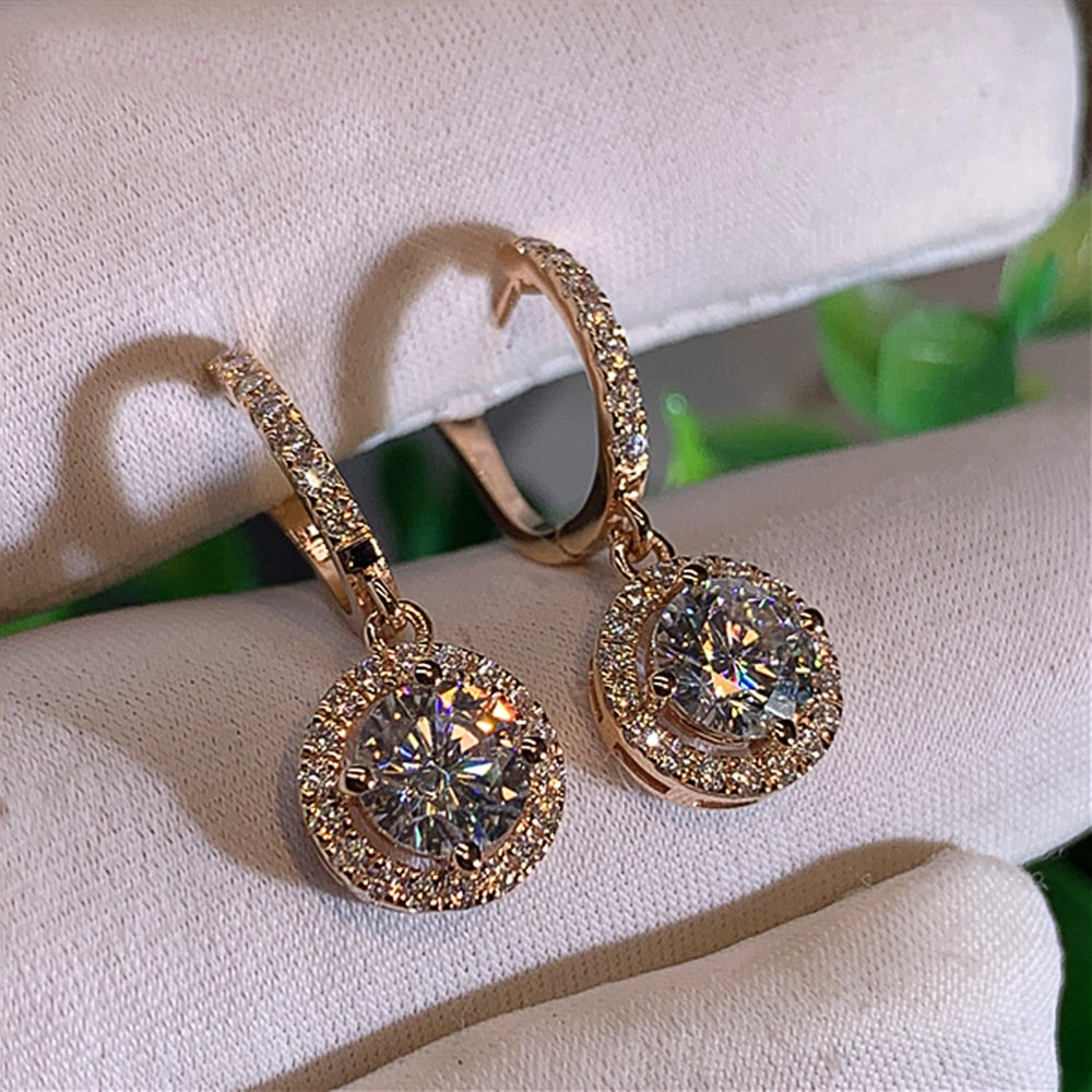 Versatile Classic Design Round Dangle Earrings