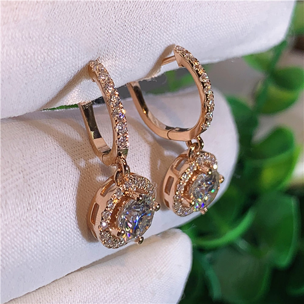 Versatile Classic Design Round Dangle Earrings