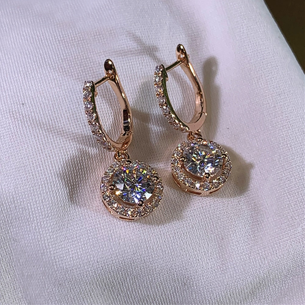 Versatile Classic Design Round Dangle Earrings