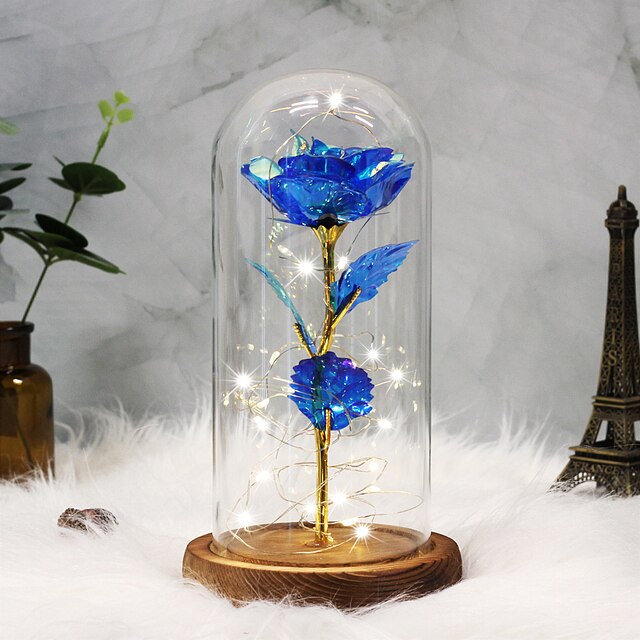 Enchanted Galaxy Rose -24K Gold Foil Flower