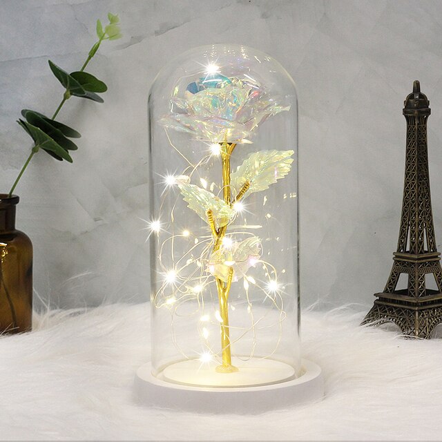 Enchanted Galaxy Rose -24K Gold Foil Flower