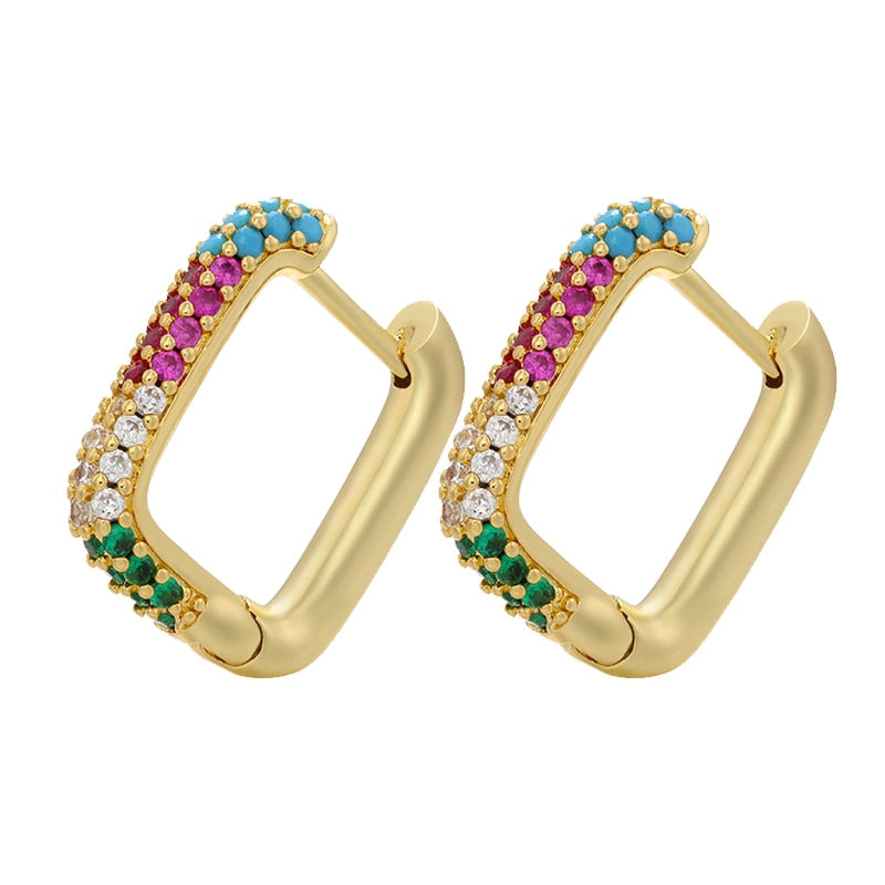 NEW Hoop earrings gold/silver color small hoop earrings