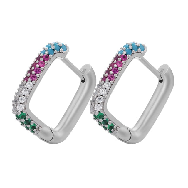 NEW Hoop earrings gold/silver color small hoop earrings