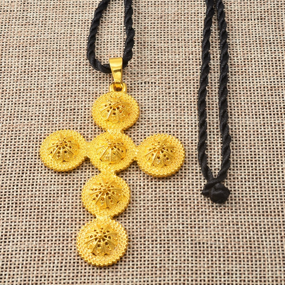 Ethiopian Cross Big Cross Pendant