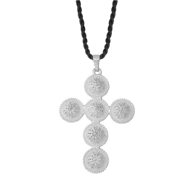 Ethiopian Cross Big Cross Pendant
