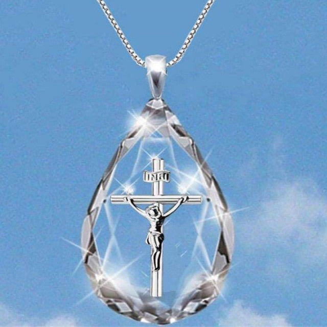 Jesus Christ Cross Pendant Necklaces