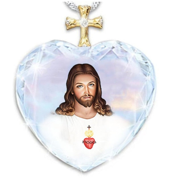 Jesus Christ Cross Pendant Necklaces