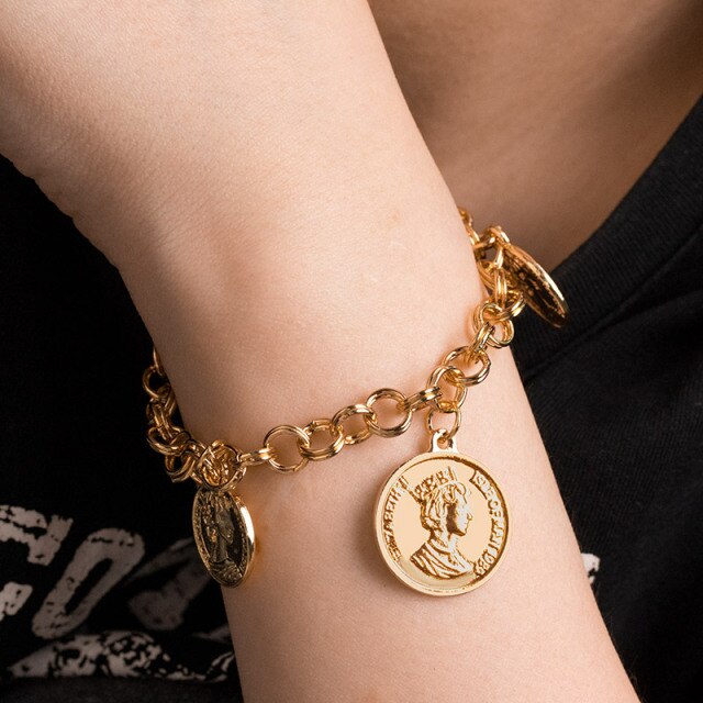 Fashion Gold Multilayer Beads Pearl Bracelets for Women