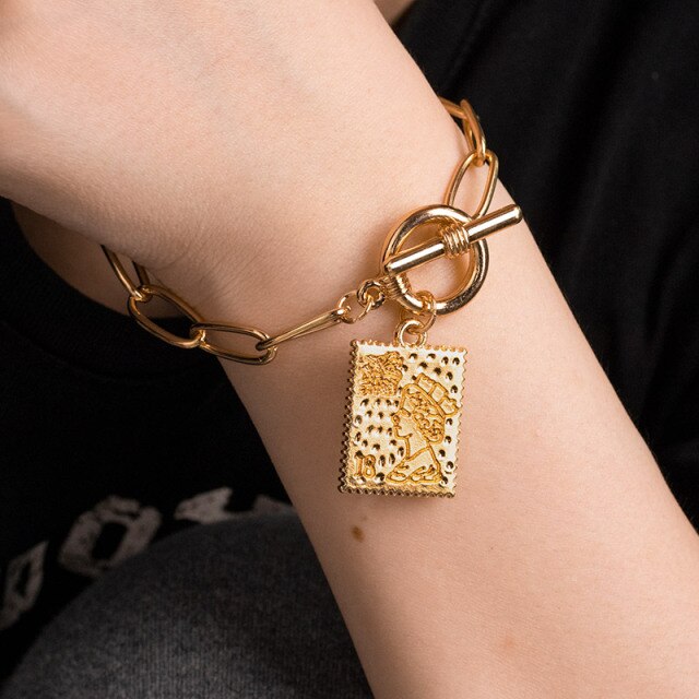 Fashion Gold Multilayer Beads Pearl Bracelets for Women