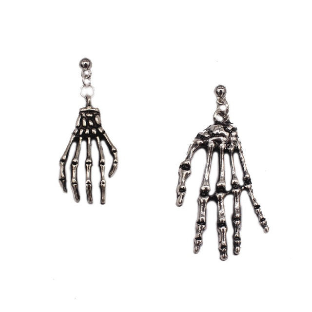 Goth Mysterious Dark Coffin Drop Earrings