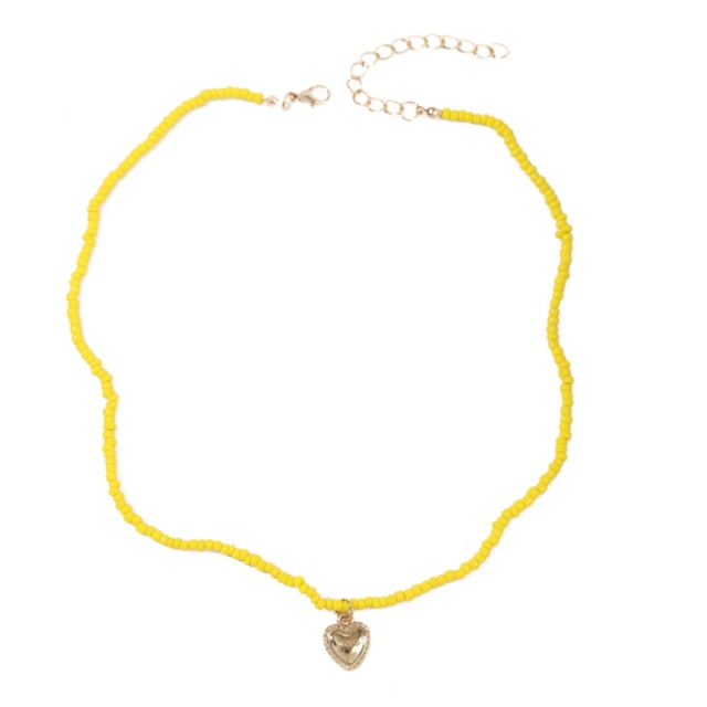 Beach Style Fashion Blue Glass Beaded Long Necklaces