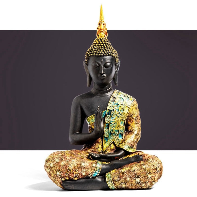 Thailand Meditation  Buddha - Buddhism Hindu Figurine