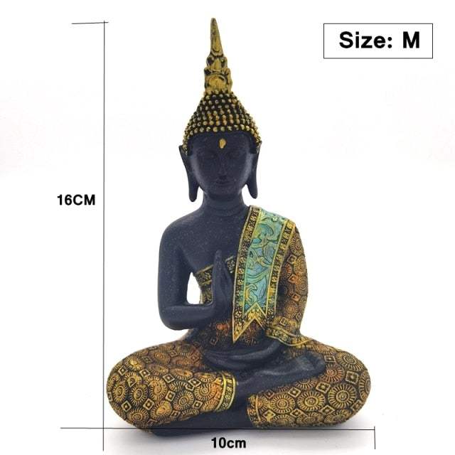 Thailand Meditation  Buddha - Buddhism Hindu Figurine